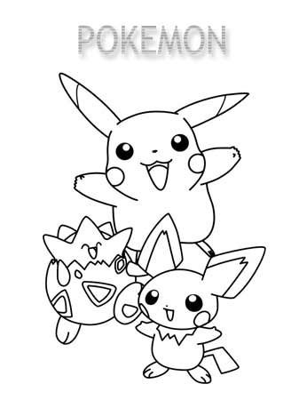 Kolorowanki Pokemony