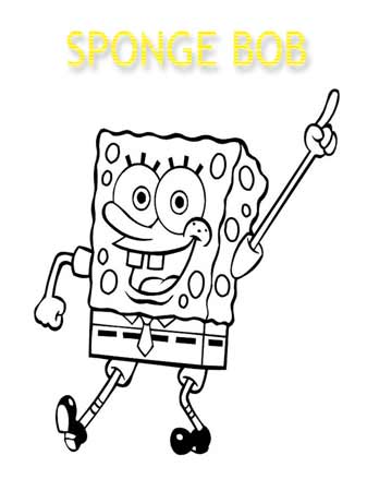 Kolorowanki SpongeBob