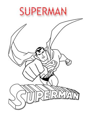 Kolorowanki Superman