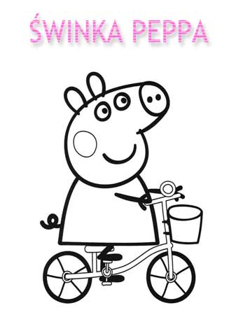 Kolorowanki Świnka Peppa