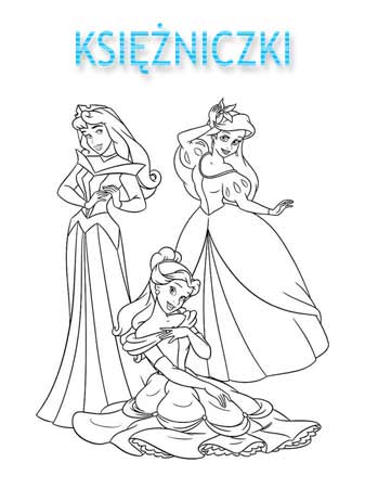 Kolorowanki księżniczki