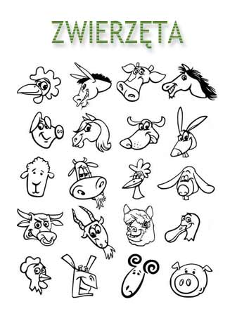 Kolorowanki zwierzęta
