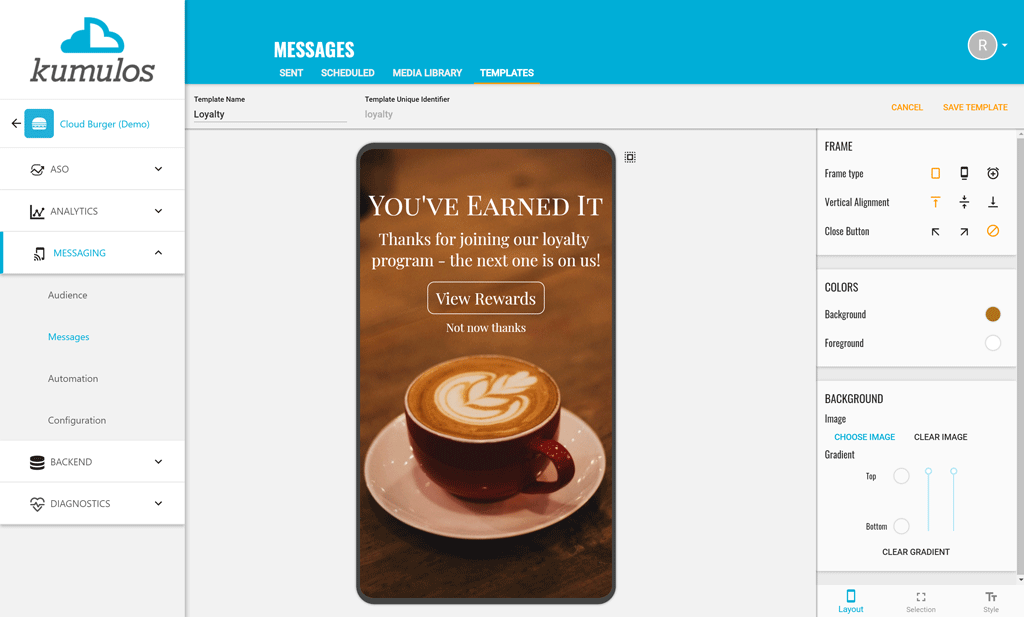 Image with missing alt attribute found on kumulos.com