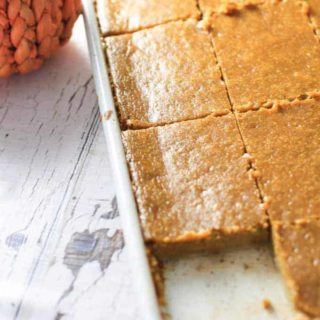 Sheet Pan Pumpkin Pie for a crowd