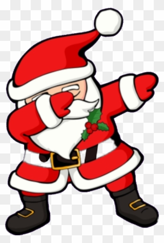 Dabbing Santa Clipart
