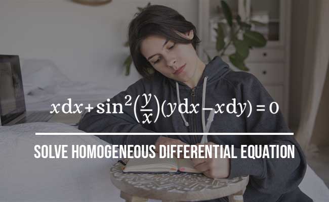 homogeneous differential equation