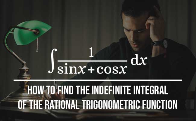 trigonometric integral problem