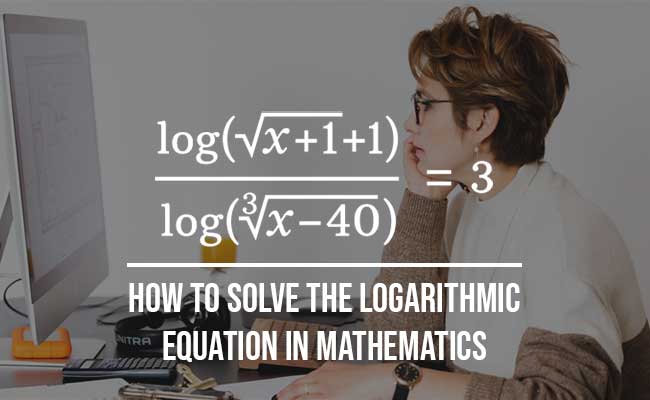 solving log equation
