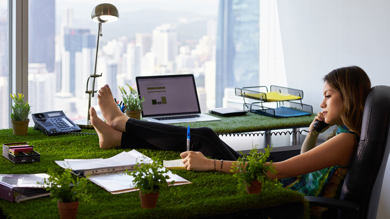 Gostava de trabalhar descalço? &Eacute; s&oacute; umas das vantagens de trabalhar em Silicon Valley