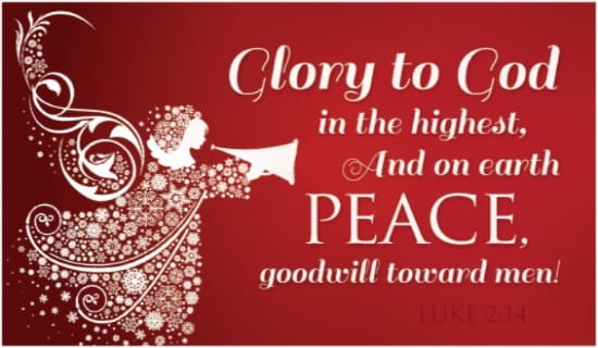 Luke 2:14 ecard, online card