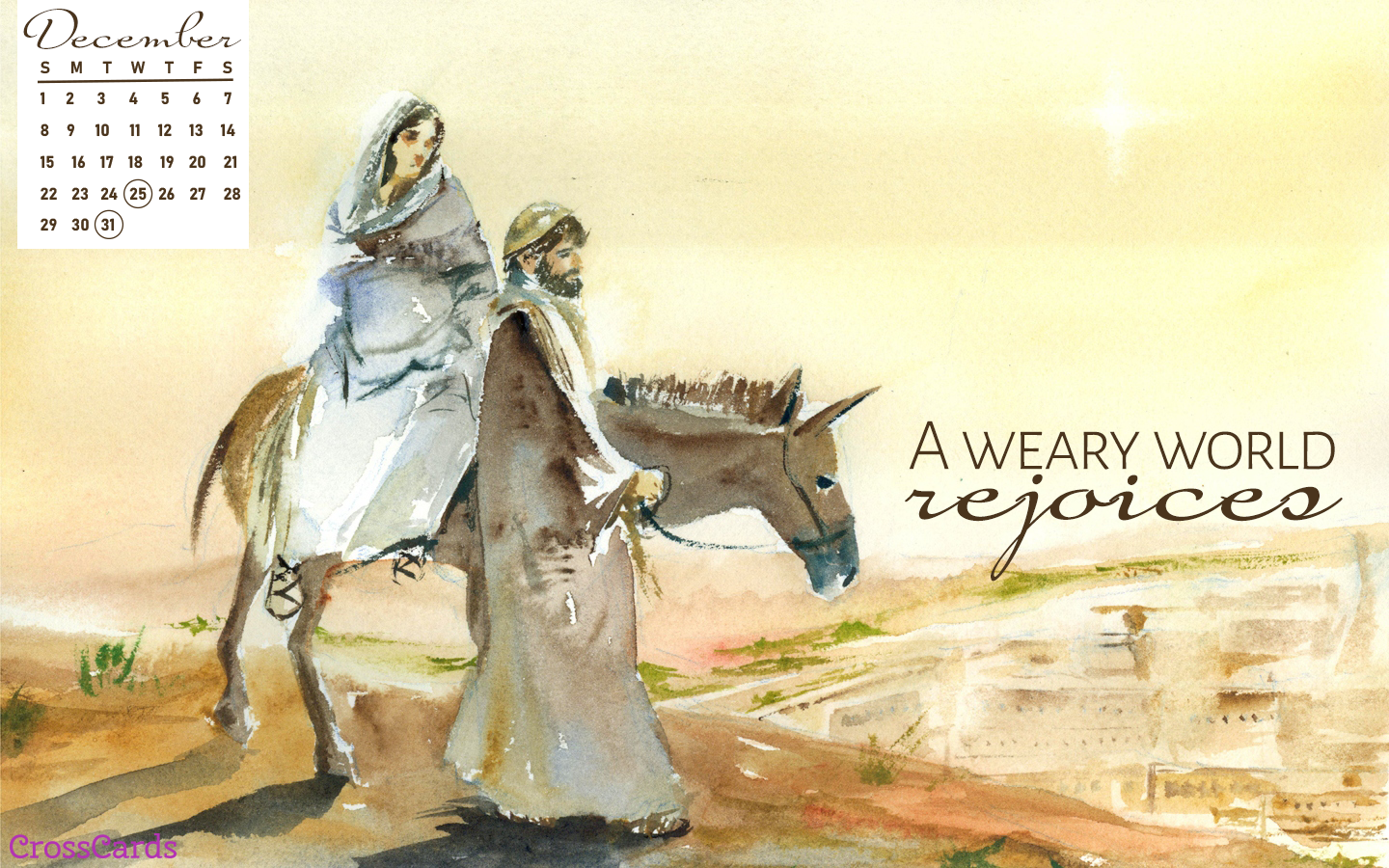December 2019 - Nativity ecard, online card
