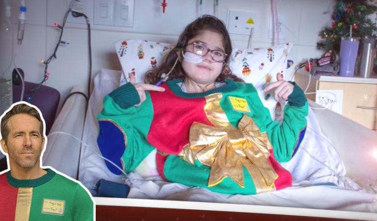 Уродливый свитер вернулся. Райан Рейнольдс использовал мем для помощи больным детям