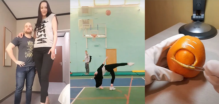 Изящный бросок, спасение апельсина и тайная радуга. Лучшие видео Тиктока 2019