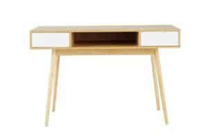 Escritorio vintage con 2 cajones Fjord