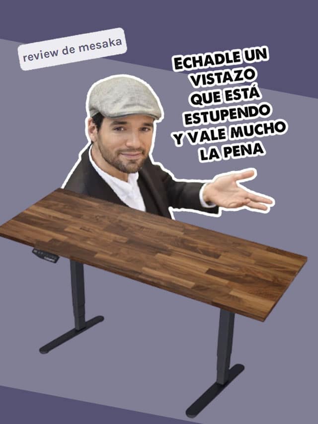 Mesa de altura regulable