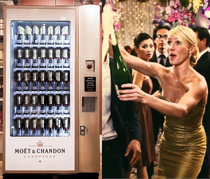 Kolla in klippet p&aring; champagne-automaten som &auml;r den ultimata partyhöjaren