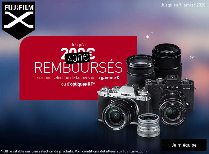Offre de remboursement Fujifilm X2
