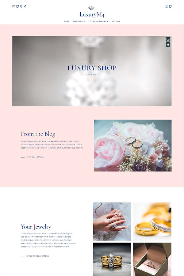 Luxury Shop HTML Template
