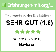 Netbeat Testergebnis der Redaktion