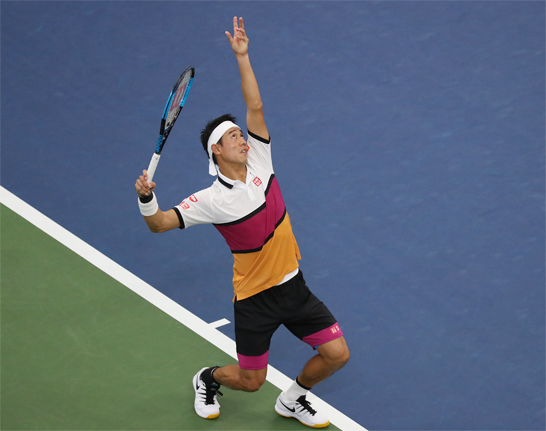 錦織 ユニクロイベントに参åŠ