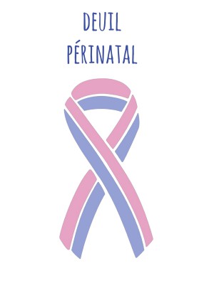 Ruban du deuil p&eacute;rinatal