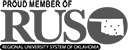 Proud Member of RUSO. Regional University System of Oklahoma.