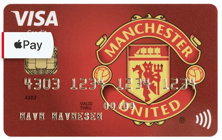 L&aring;n op til 100.000 hos Manchester United Visa