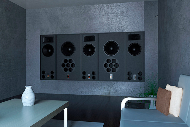 Klipsch BTS : un mur de (gros) son pour &eacute;crans de 133 &agrave; 180" de diagonale