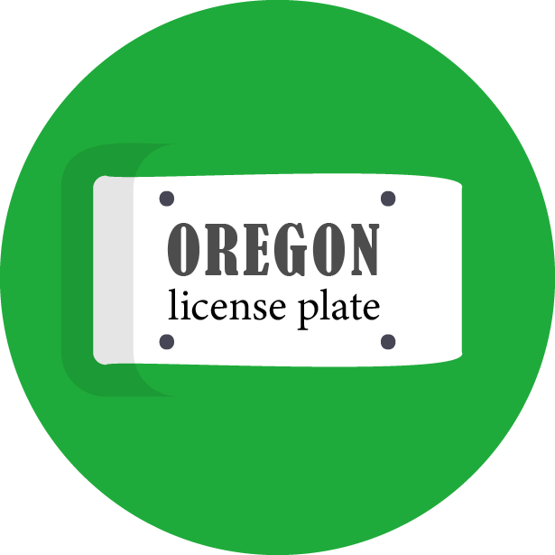 Oregon License Plates