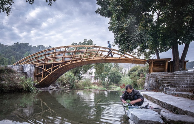 悬岸飞桥，安徽 / 来建筑设计工作室