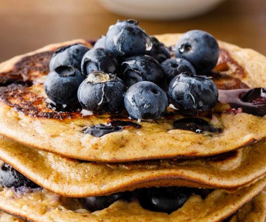 blueberry banana pancakes