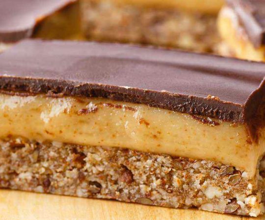 Almond Caramel Bars