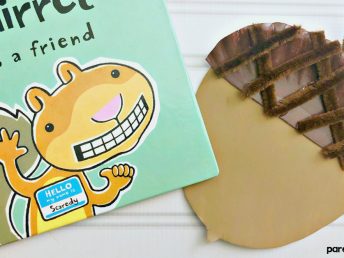 Acorn Paper Plate Craft for Preschoolers
