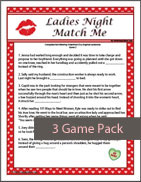 Ladies Night Match Me Game - Girl's Night Game