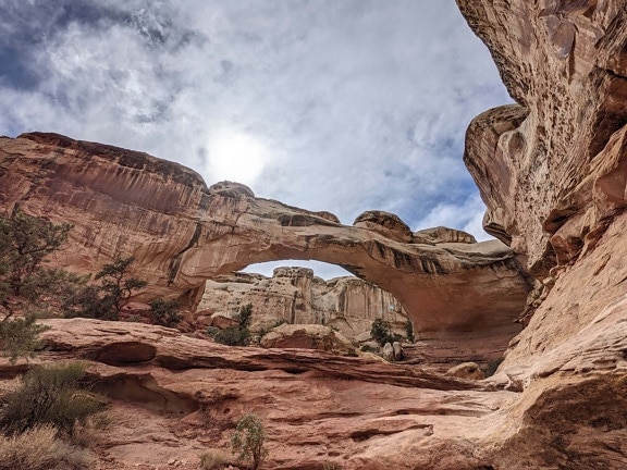 landscape, valley, rock, canyon, cliff, sandstone, national, park, desert, nature