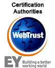 WebTrust Trust Services Criteria for CAs seal