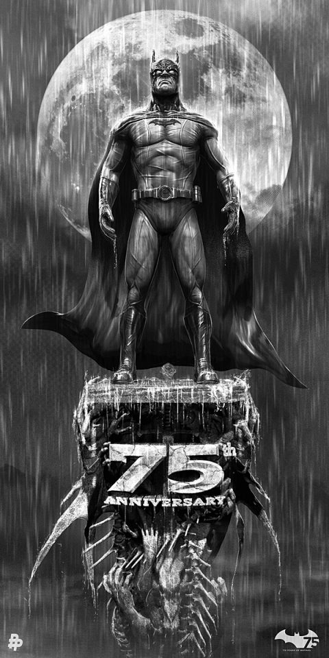 Batman 75th Anniversary Tribute Art.