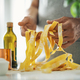 Pasta chef makes fresh italian pasta