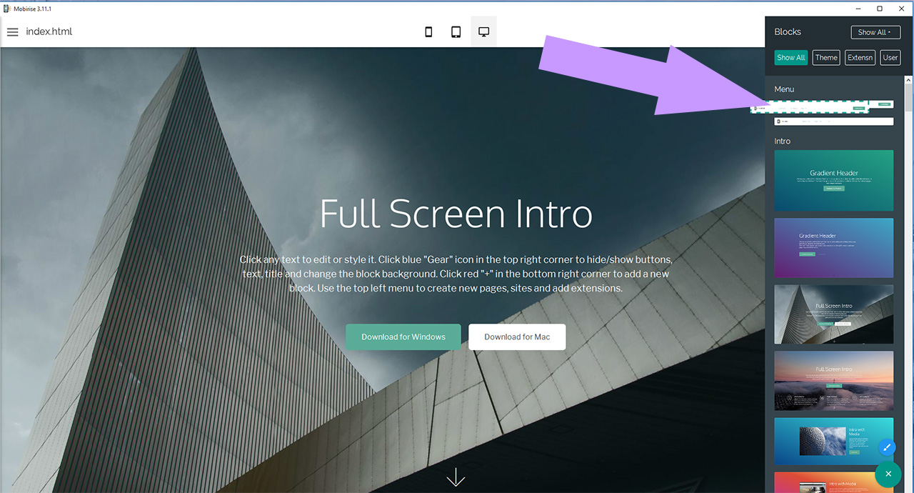 Image with missing alt attribute found on purecssmenu.com