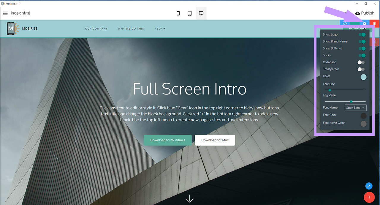 Image with missing alt attribute found on purecssmenu.com