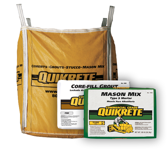 QUIKRETE Type S Mortar and Grout Used to Lay More than 300,000 Blocks