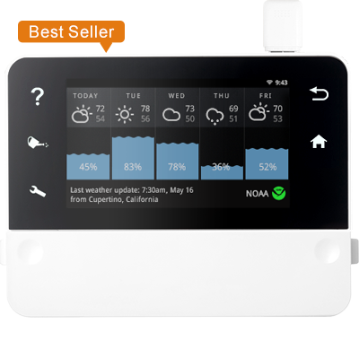 RainMachine Touch HD-12 with front plastic lid installed