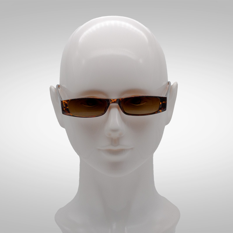 Rave Brille After Office in Leopard auf Kopf