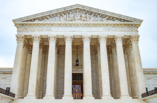 [Photo: An outside view of the U.S. Supreme Court.]