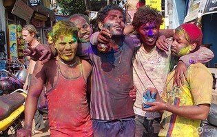 Праздник Холи в Индии