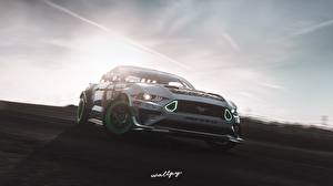 Ford Forza Horizon 4 Mustang RTR Monster Energy 2019 by Wallpy Игры Автомобили 3D_Графика