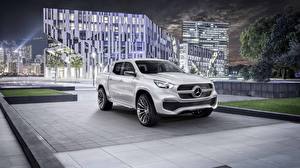 Mercedes-Benz Пикап кузов Серебристый X 350 Автомобили