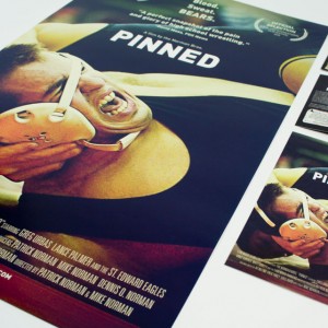 Pinned Movie Print Design Collateral