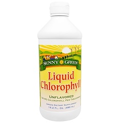 Sunny Green, 액체 엽록소, 무향, 100mg, 16.2fl oz(480ml)