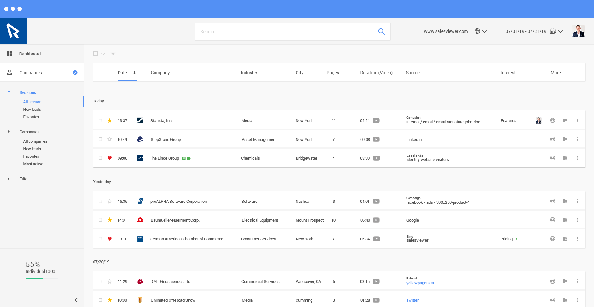 Image with missing alt attribute found on salesviewer.org